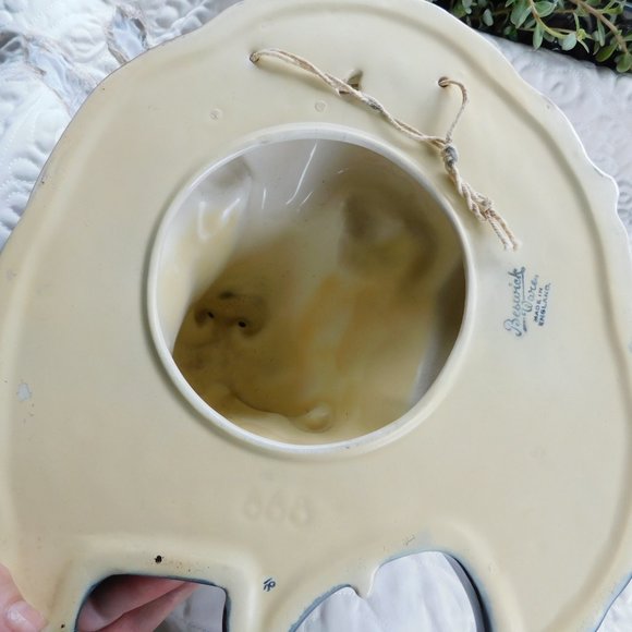 BIG Antique Vintage BESWICK Figural Dog Double String Holder Nose Dispenser RARE - Picture 7 of 7